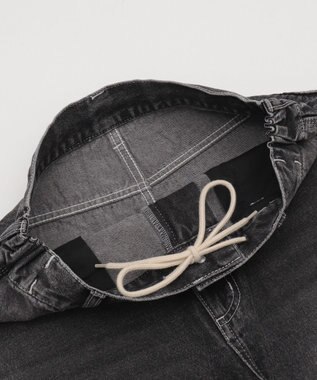 WEGO 【ユニセックス着用ITEM】イージーバレルレッグペインターパンツ デニムブラックソノタ