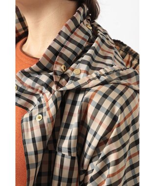 DAKS ハウスチェック ドローストリングブルゾン ミニハウスチェック