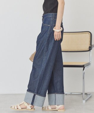 AMERICAN HOLIC ミドルオンスロールアップデニムパンツ One Wash