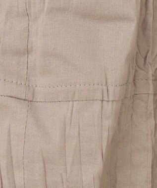 J.PRESS YORK STREET 【WOMEN】クリンクルフレアギャザー スカート ライトグレー系