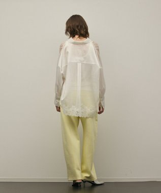 GRACE CONTINENTAL シアースキッパートップ ホワイト