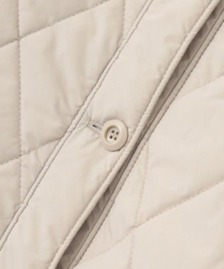 ANY SIS 【洗える】キルティングフーディ ブルゾン ベージュ