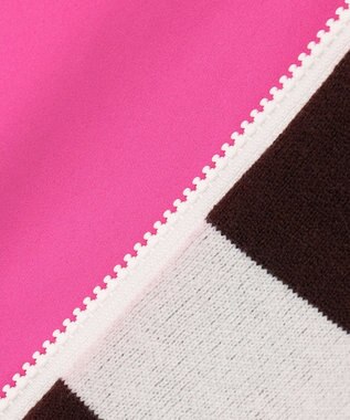 23区GOLF 【WOMEN】リバーシブルニットブルゾン ダークブラウン系2