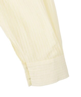 CRAFT STANDARD BOUTIQUE 【2点SET】スカーフ付きシアーストライプシャツ Stripe Yellow