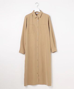 J.PRESS LADIES S ピーチポプリン ワンピース キャメル系