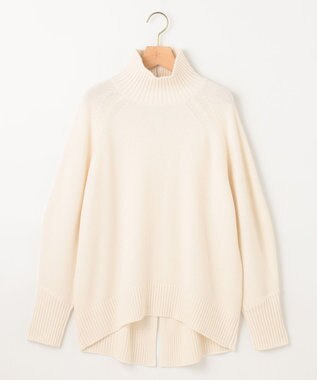組曲 S ウールカシミヤミックス ロールネックニット アイボリー系
