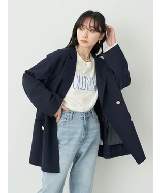 earth music&ecology ２ＷＡＹテーラードジャケット Navy