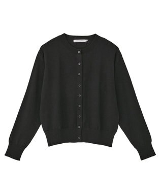 AMERICAN HOLIC コットンブレンドクルーネックカーディガン Black