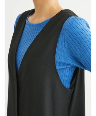 Green Parks ３ｗａｙで着られるツイード風ジャンスカ Black