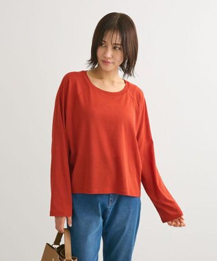 Green Parks シアークロップドプルオーバー Orange