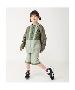 Columbia Columbia/ 【KIDS】バックボウルフーデッドウインドブレイカー /コロンビア Stone Green、 Safari、 Canteen