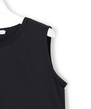 ICB 【CLASSY.掲載】マットスキューバ ノースリーブカットソー ブラック