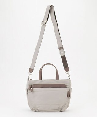 Y'SACCS ポリエステルツイル 2WAYトートバッグ グレージュ