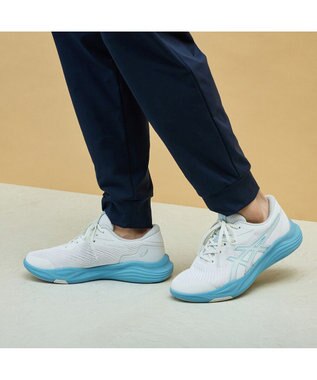 ASICS WALKING ゲルライドウォーク ライト 2 ライトグレー×ライトブルー