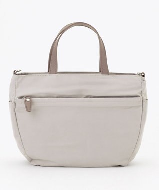 Y'SACCS ポリエステルツイル 2WAYトートバッグ グレージュ