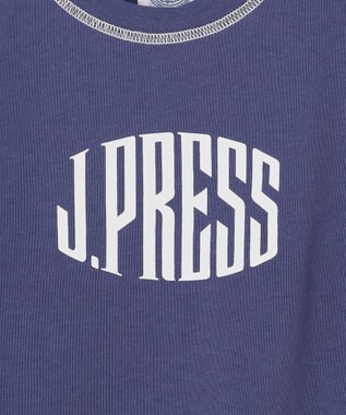 J.PRESS KIDS 【100-130cm】20/2 天竺ロゴ カットソー ダルブルー系