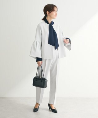 Green Parks ef-de タック袖ラグランジャケット Light Gray