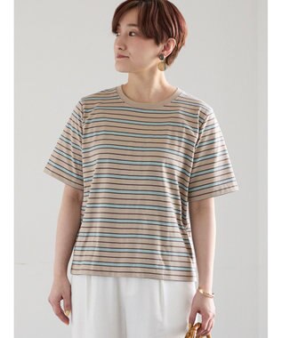 Te chichi マルチボーダーTシャツ