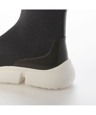 MODE ET JACOMO <MODE ET JACOMO>ハイカットニットスニーカー ダークグレー