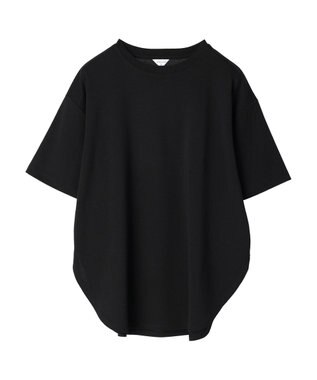 AMERICAN HOLIC 抗菌防臭　Ｄａｉｌｙ！　裾ラウンドカットチュニック1 Black