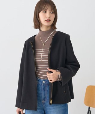 earth music&ecology 【フード取り外し可】2WAYフードコート