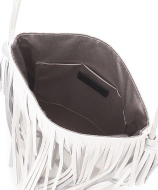 23区 NOMADIS DANCE タッセル ミニ ショルダーバッグ ホワイト系