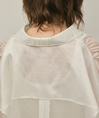 GRACE CONTINENTAL シアースキッパートップ ホワイト