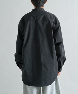 CRAFT STANDARD BOUTIQUE バンドカラーシャツ Black