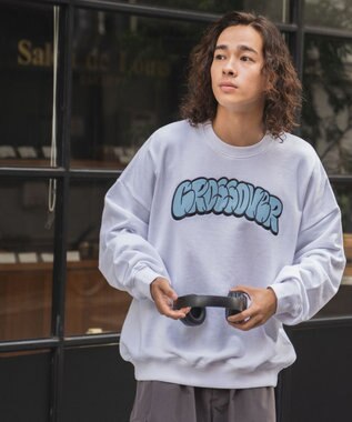 WEGO ヘビーウエイト刺繍グラフィックプルオーバー