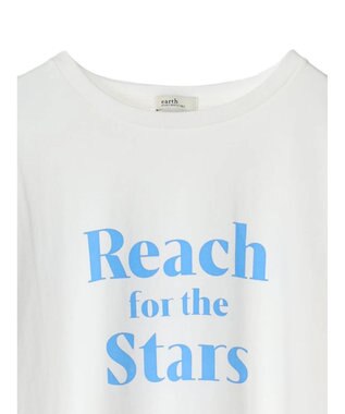 earth music&ecology アソートロゴプリントＴ Off White