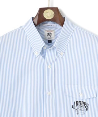 J.PRESS MEN 【AaronChang】【UNISEX】ピンオックス シャツ / バギーフィット サックスブルー系1