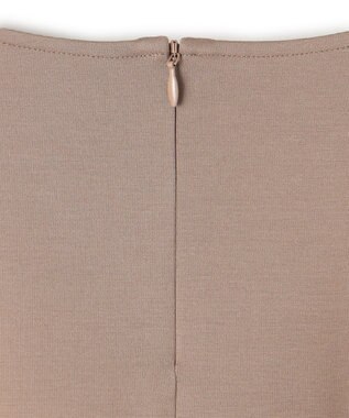 ICB L 【WEB限定・洗える】ヴィスコースストレッチポンチ イレギュラーヘムプルオーバー ブラウン系