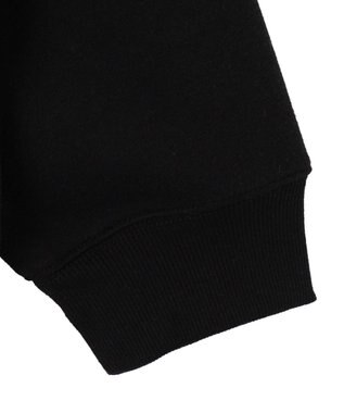 WEGO ワンポイントハーフジッププルオーバー ブラック