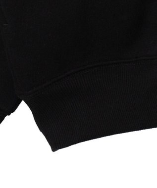 WEGO ワンポイントハーフジッププルオーバー ブラック