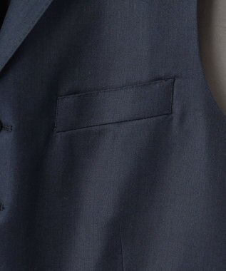 GOTAIRIKU シワになりにくい/通年素材【御幸毛織/みゆきけおり】Superio160 ベスト_ダークグリーン ダークグリーン系8