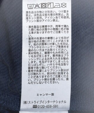 AMERICAN HOLIC フロッキーロゴプリント裏毛パーカー Gray Mixture