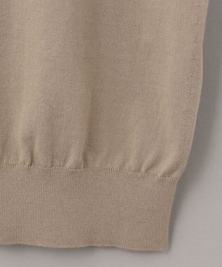 GOTAIRIKU ニットポロ＿無地 ベージュ系