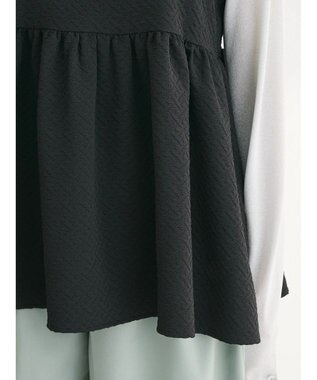 Green Parks ジャガードキャミビスチェ Black