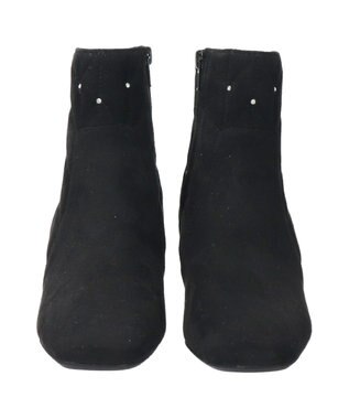 Bridget Birkin 【Bridget Birkin】キルティングストーンショートブーツ ブラックスウェード