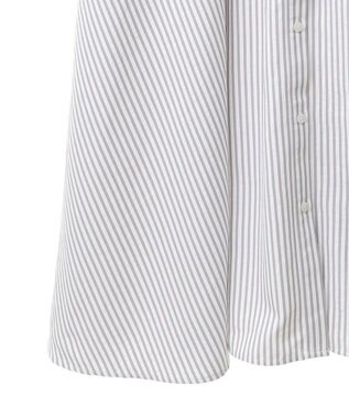 earth music&ecology ドロストシャツワンピース Stripe