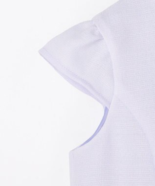 ANY KIDS 花柄刺繍ワンピース ラベンダー