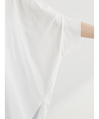 Green Parks ドルマンカット５分袖プルオーバー Off White