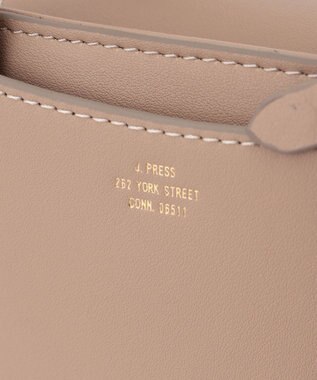 J.PRESS LADIES 【2way】スプリットレザー ナノポシェット バッグ ベージュ系
