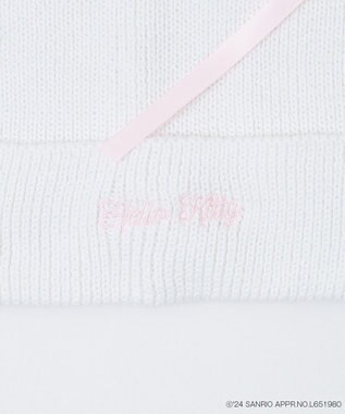WEGO 【サンリオ】HELLOKITTYコラボキティニットキャップ ホワイト