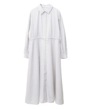 earth music&ecology ドロストシャツワンピース Stripe