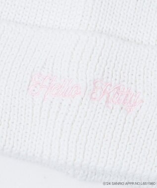 WEGO 【サンリオ】HELLOKITTYコラボキティニットキャップ ホワイト