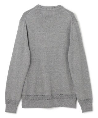 JOSEPH HOMME 【洗える】ハイツイストコード　クルーネックニット グレー系