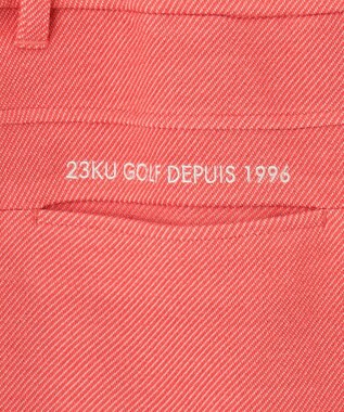 23区GOLF 秋冬の暖か定番スカート！【WOMEN】クロスサーモツイル 台形スカート ピンク系