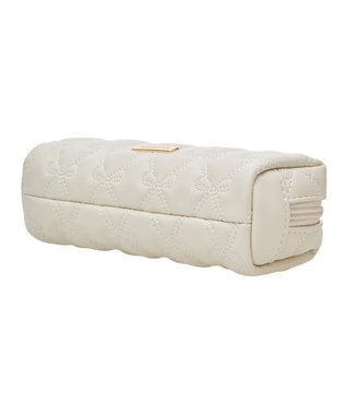 Maison de FLEUR リボンキルティングロングポーチ Black