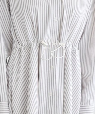 earth music&ecology ドロストシャツワンピース Stripe